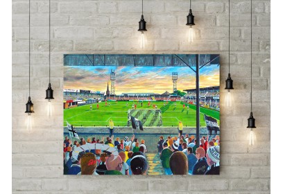 Hereford FC Edgar Street Stadium Wall Art Canvas